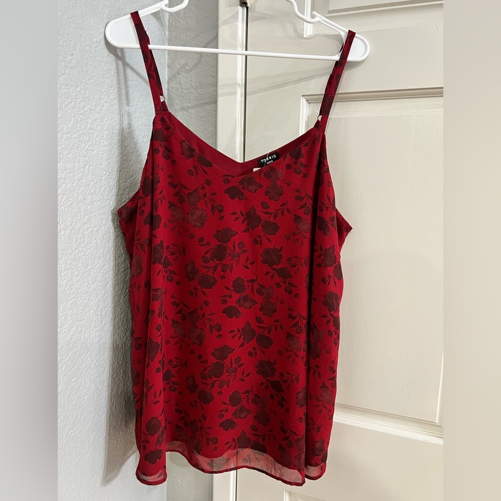 Torrid NWT gorgeous floral Sophie camisole top
